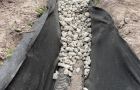 Trench Dig For French Drain Installation