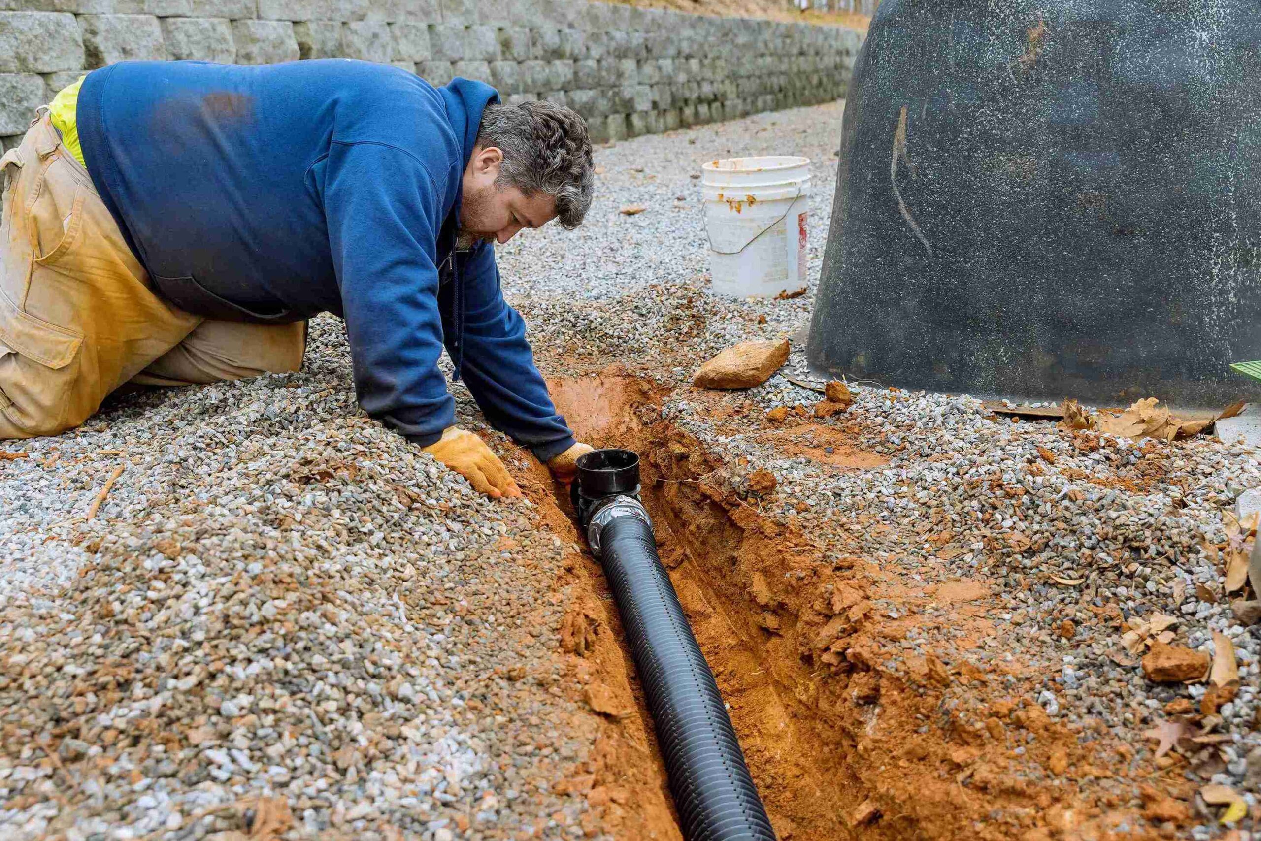 how to unclog a french drain