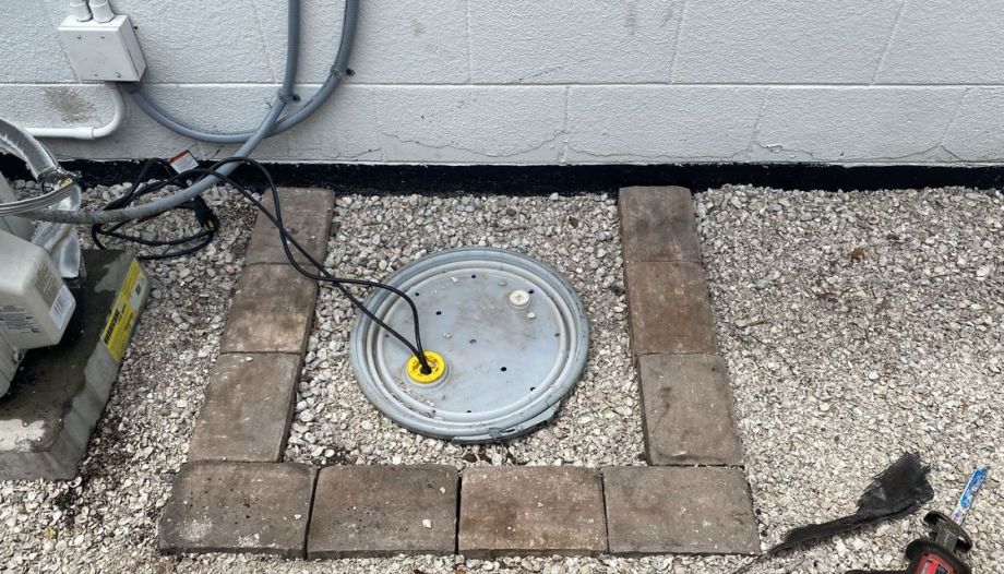 Ideas for sump pump discharging
