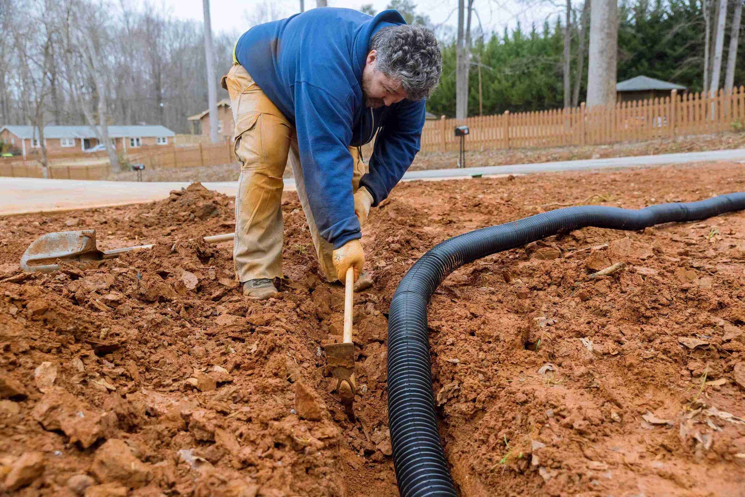 How Deep Should A French Drain Be