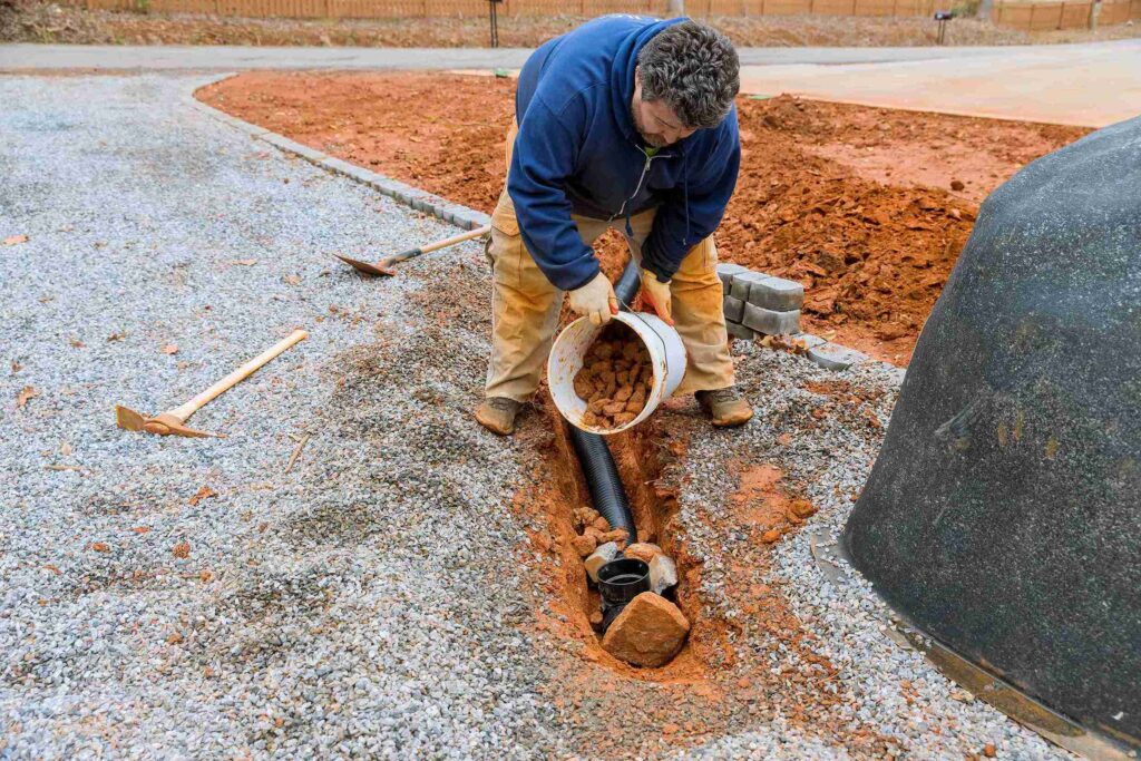 French Drain Depth
