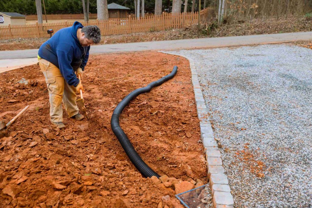 How To Make A French Drain Driveable