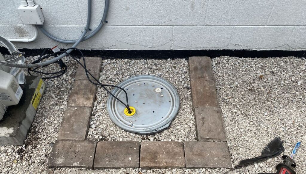 Ideas for sump pump discharging