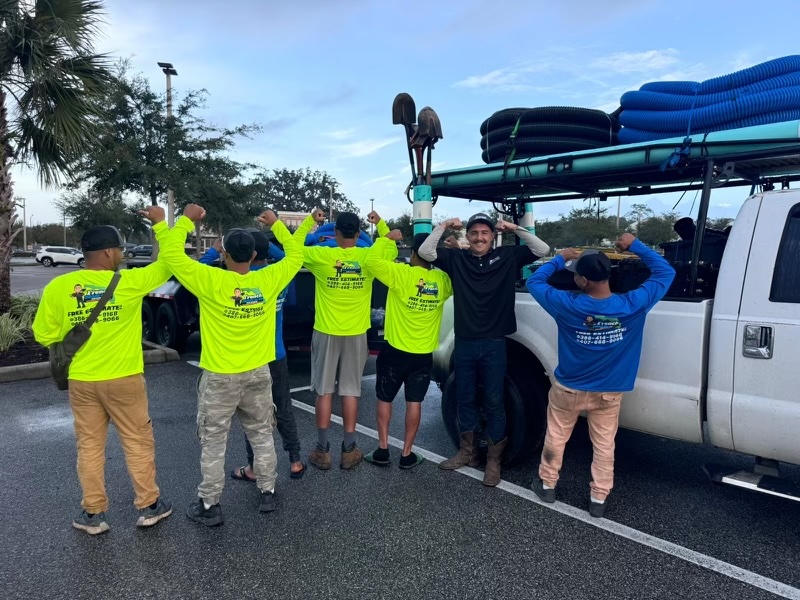 French Drain Guys Team Deland