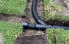 Sod Removal For Drainage Pipinig Installation